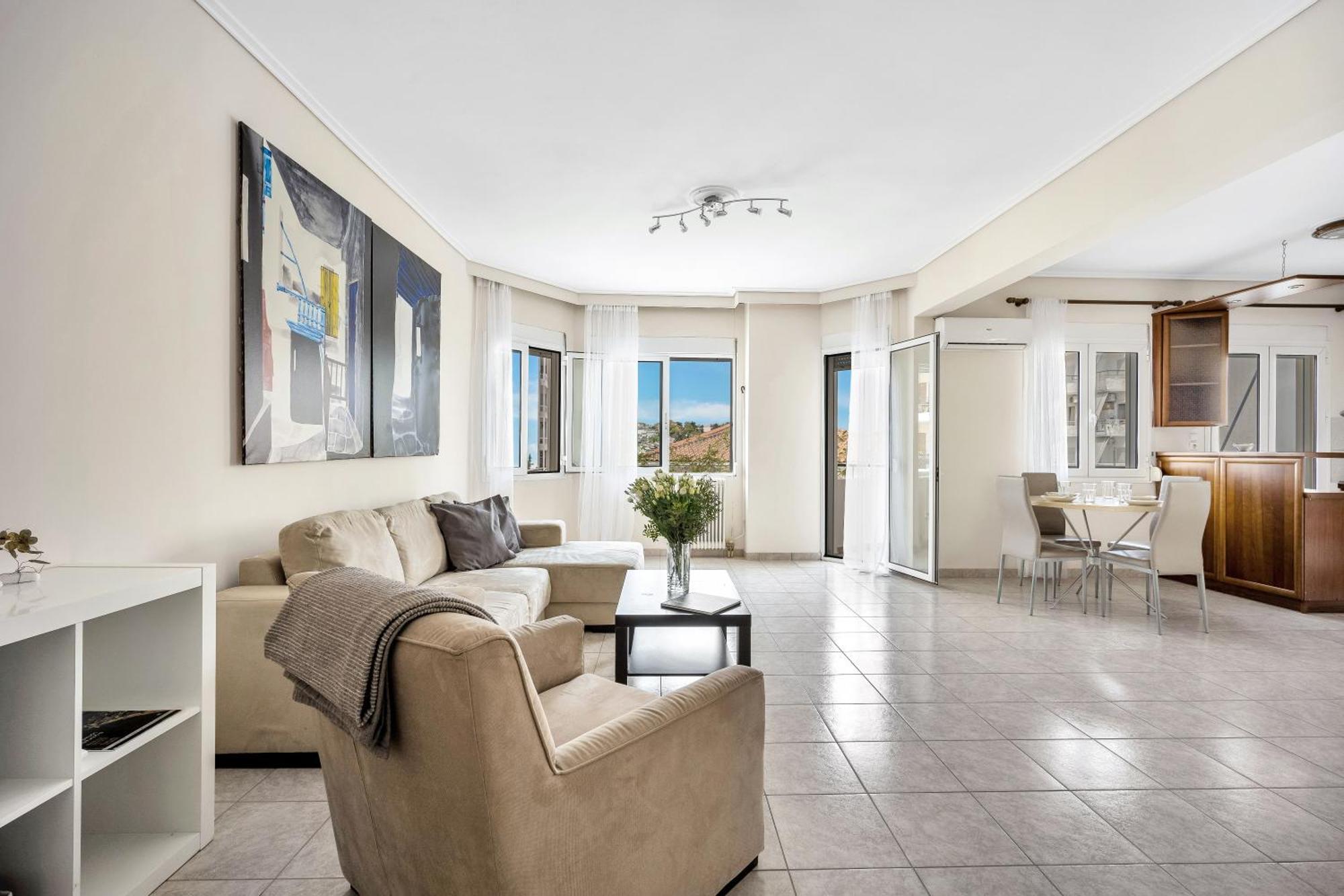 Fabulous Central Apartment Close To The Sea! Халкис Екстериор снимка